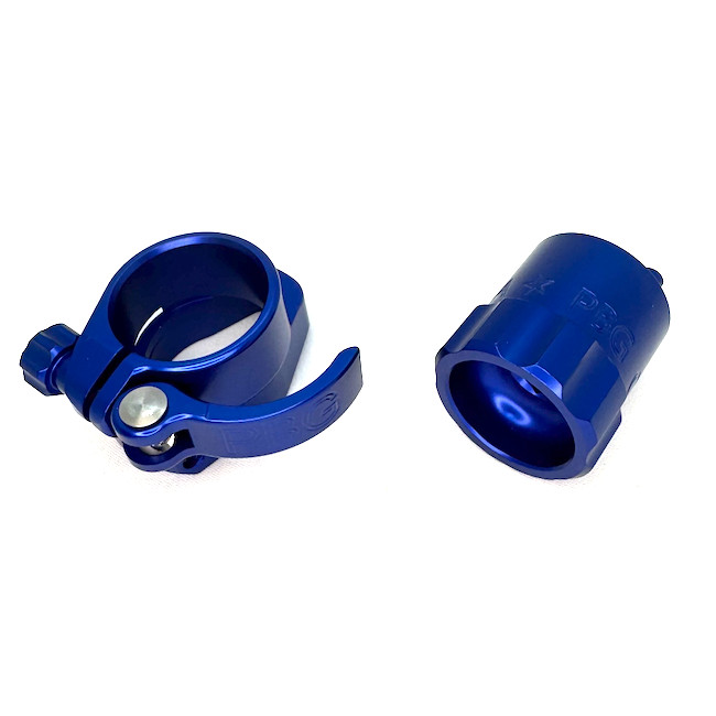 Planet Eclipse EMEK 100 ETHA2 Aluminum Feedneck and Back Cap Combo - BLUE