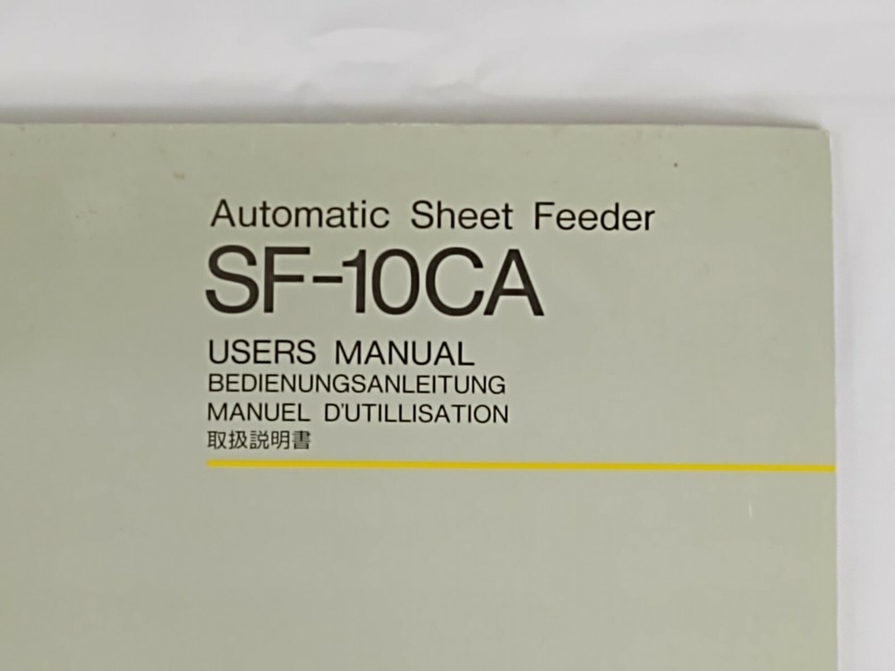 Vintage 1991 Star Micronics Automatic Sheet Feeder SF-10CA User's Manual Printer
