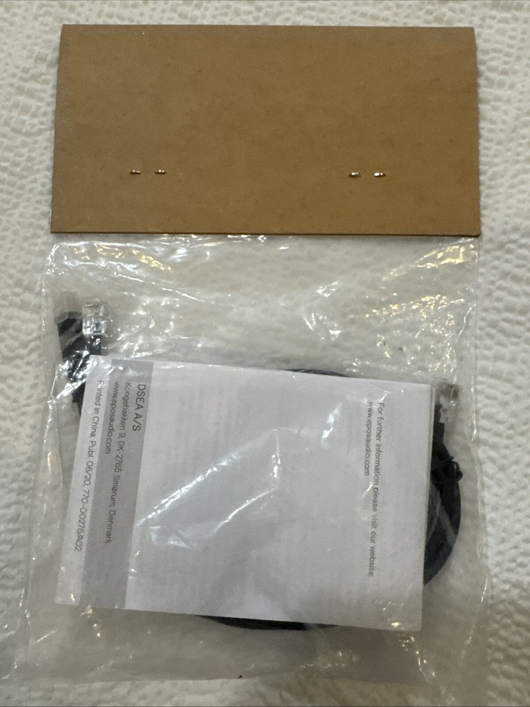 EPOS CEHS-PO 01 Polycom Adapter Cable for Electronic Hook Switch BRAND NEW