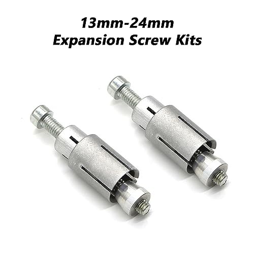 2 Pack Motorcycle Bar End Mounting Screw Set Universal 13mm-24mm Handlebar
