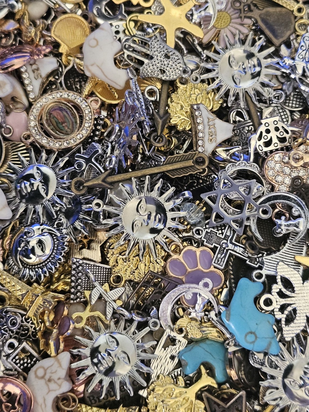 Charms For Jewelry Making Random Lot 200 Pc.
