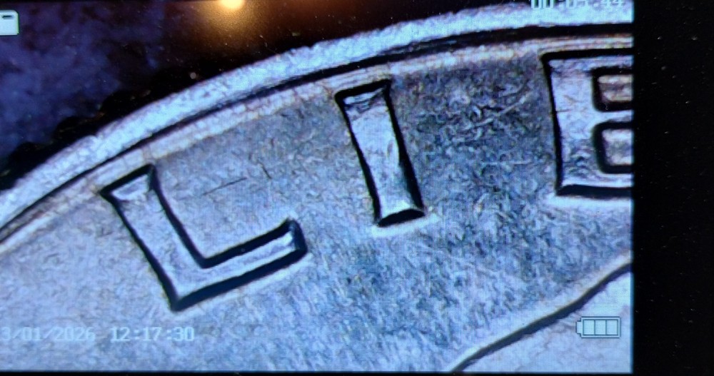 1980P Uncirculated ,Mint! Washington quarter ERRORS! FILLED IN MINT MARK!