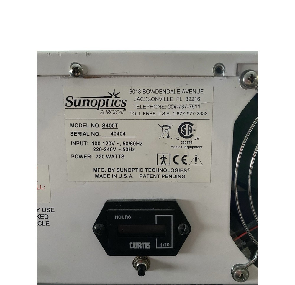 Sunoptics Titan 400HP Light Source