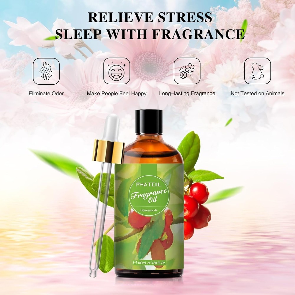 3.38FL.OZ Honeysuckle Aromatherapy Oil - Essential Oil for Diffusers & DIY