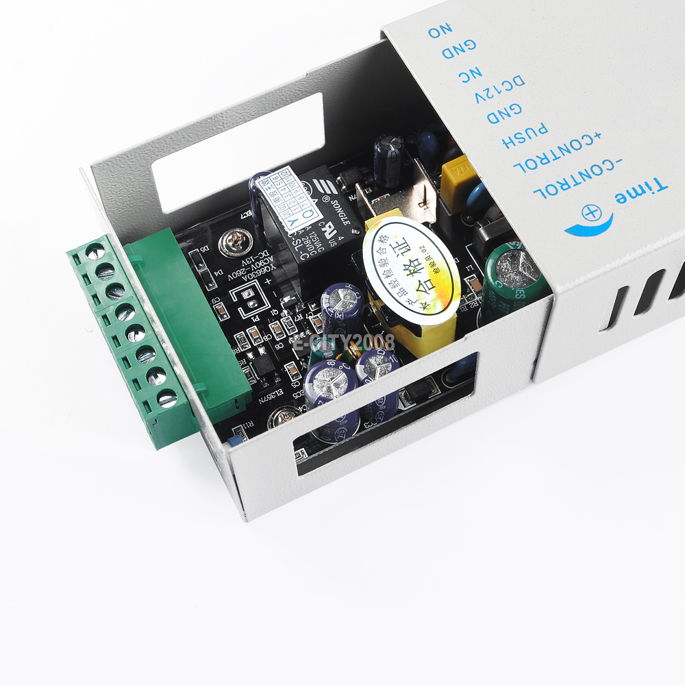 12V 5A Door Access Power Supply for Entry Exit Control System Electric Lock 60W
