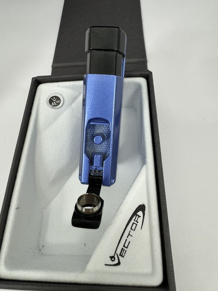 Vector VMotion Dual Jet Cigar Lighter - Blue - New