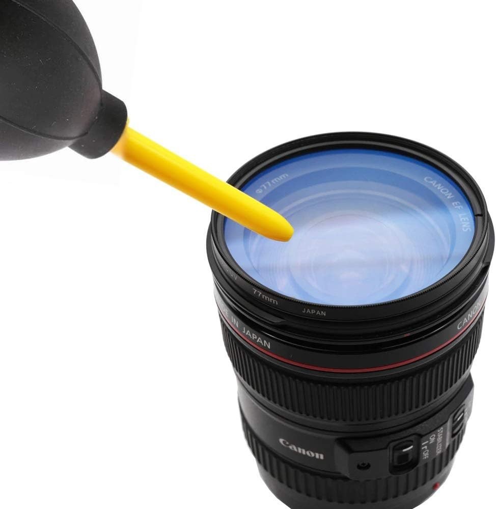 Camera Dust Cleaner Blower with Microfiber Cloth - Eco-Friendly Design