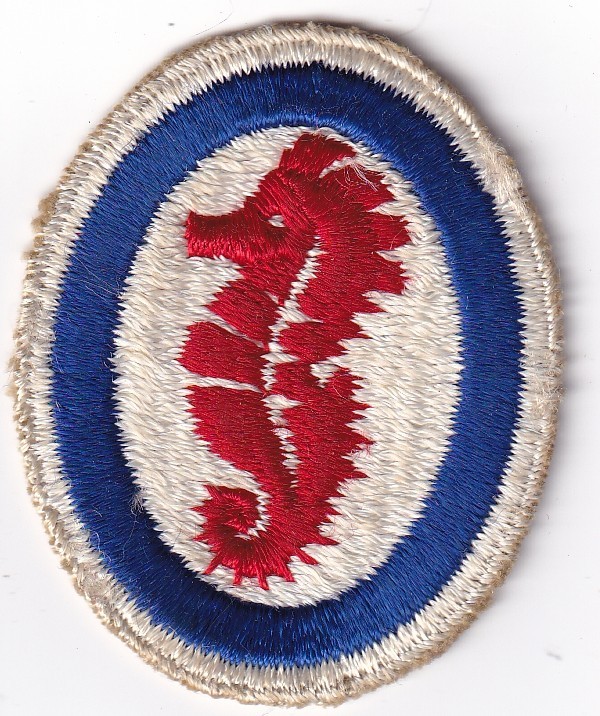 Amphibious Engineers patch unissued US Army real WWII make sea creature type