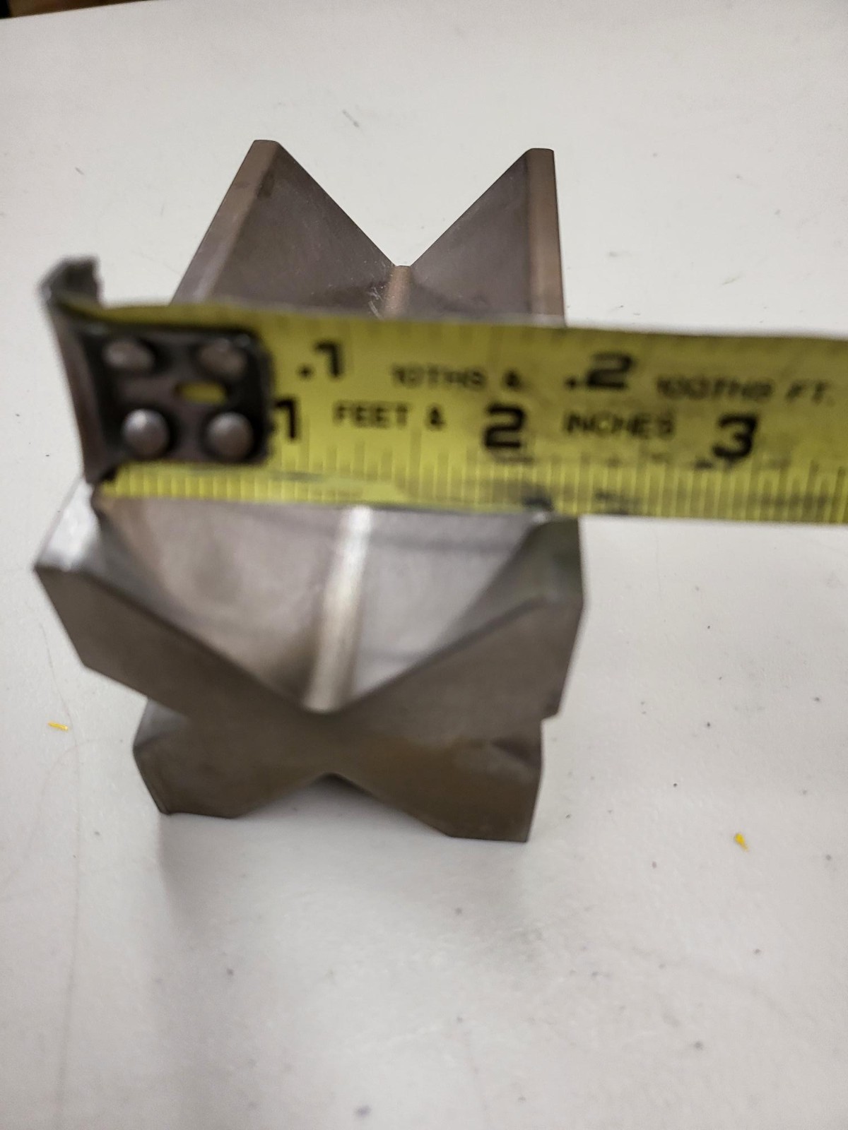 4.5" Press Brake 4-Way Die V Openings 2" 1.5" 1" & .5" V Open Free Shipping BTB2