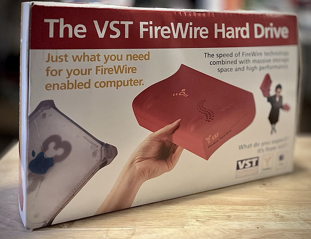 SmartDisk VST Firewire Portable External Hardrive / Enclosure / Video Software
