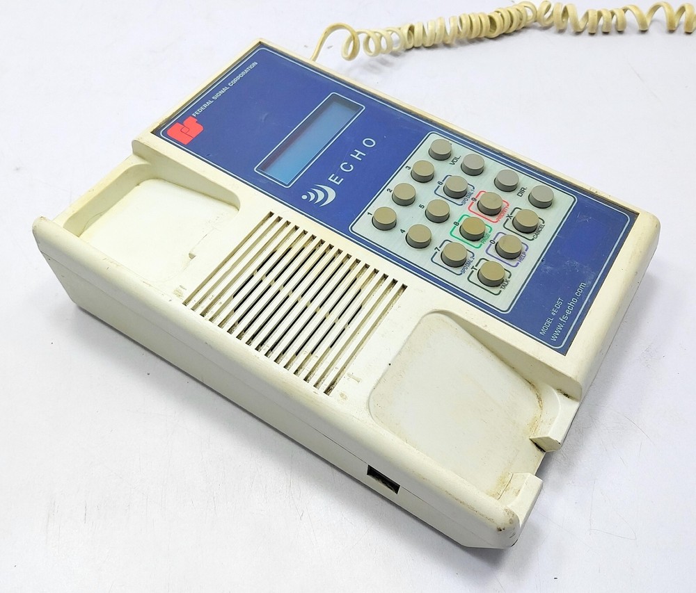 Federal Signal Corporation ECHO Wall Mount Intercom Stations E-DSM