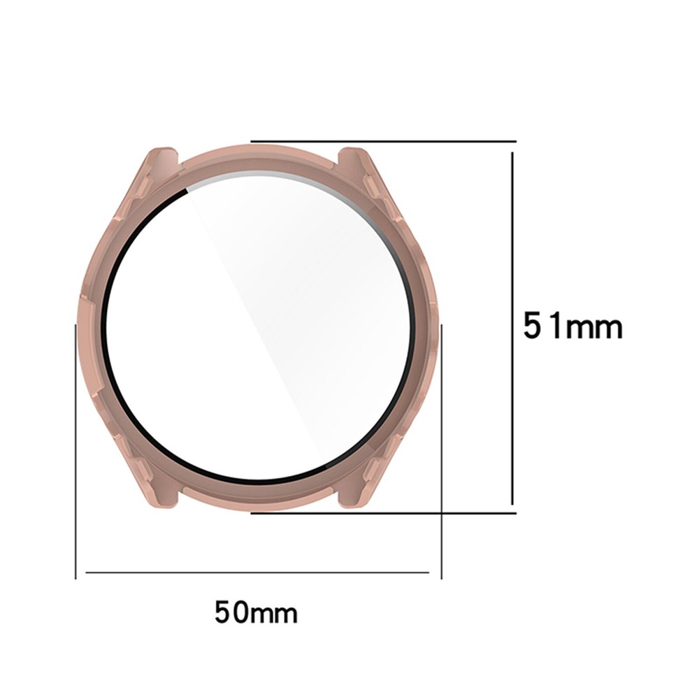 For Garmin Forerunner965 Full Case Cover PC + Tempered Glass Screen Protector