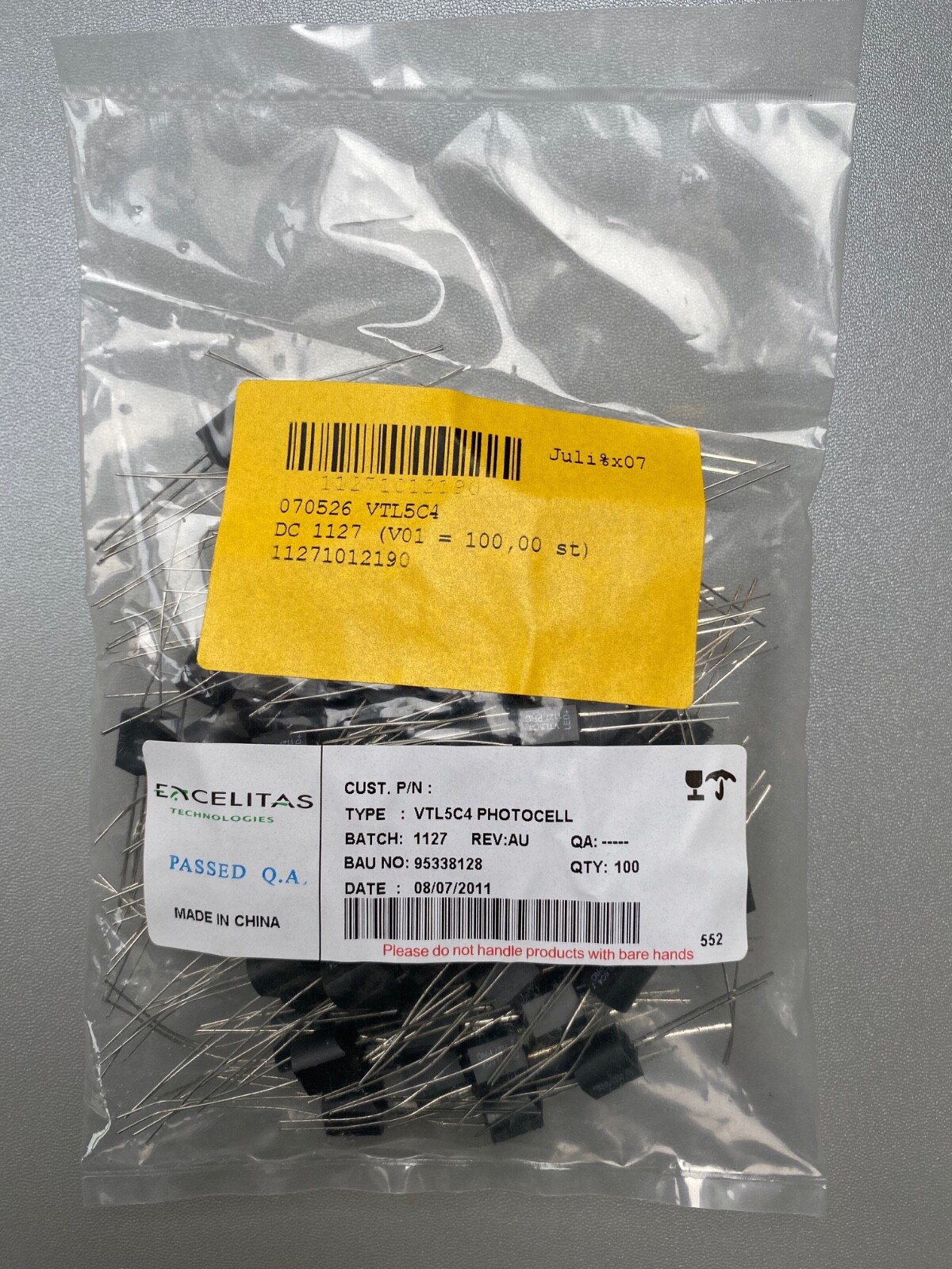 100 x VTL5C4 VTL DIP-4 Photowiderstand Optokoppler Perkins for Audio NOS NEW NEU