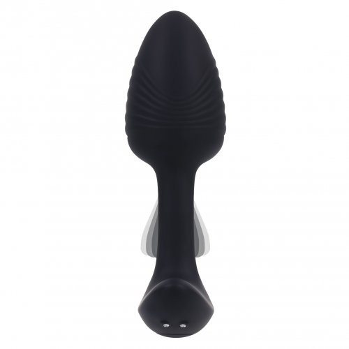 Playboy Pleasure Rim Shot Remote Controlled Vibrating Butt Plug with Flapper
