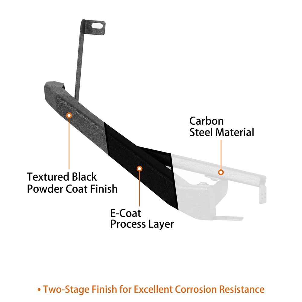 4Runner Viper Cut High Clearance Additions Compatible Front Stubby Bumper