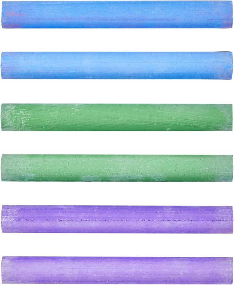 Board Chalk, Assorted Colors, 12 Count