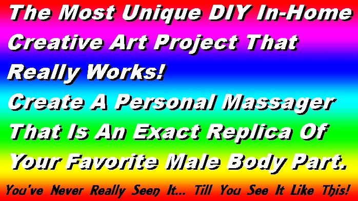 XXL RED Penis Casting Molding Vibrator Maker / HANDLE GRIP BASE Copy Kit