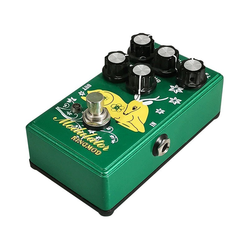 RingMOD Electric Guitar Effects Pedal Single Ring Modulator DC9V Loop Metal