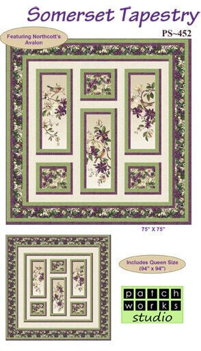 Somerset Tapestry Quilt Pattern by Patchworks Studio for Northcott