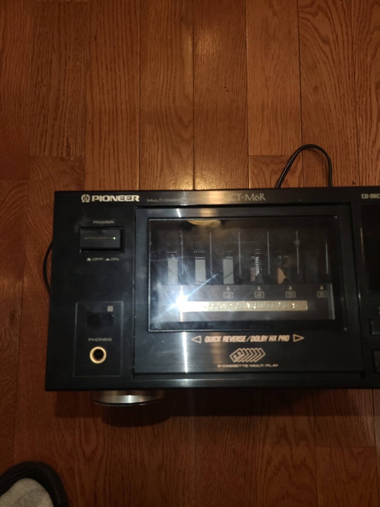 Pioneer CT-M6R Multi Cassette Deck Changer Tested Working No Remote