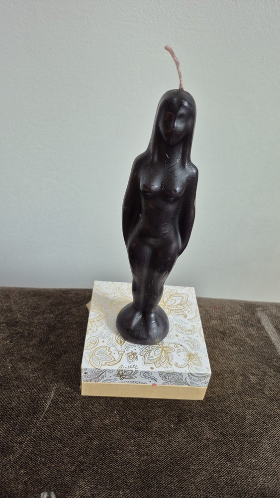 Female Image Candle Black