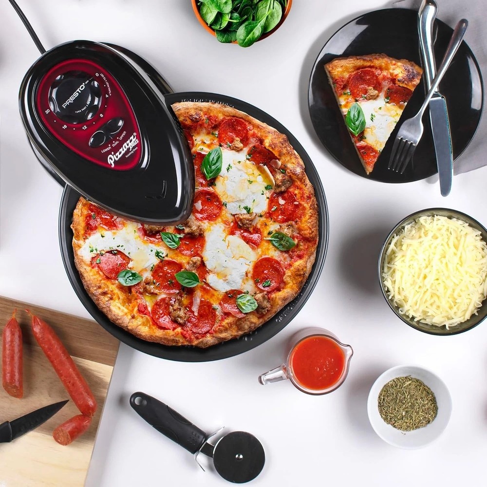 Pizzazz Plus Rotating Countertop Pizza Oven - Fast, Energy-Efficient Baking