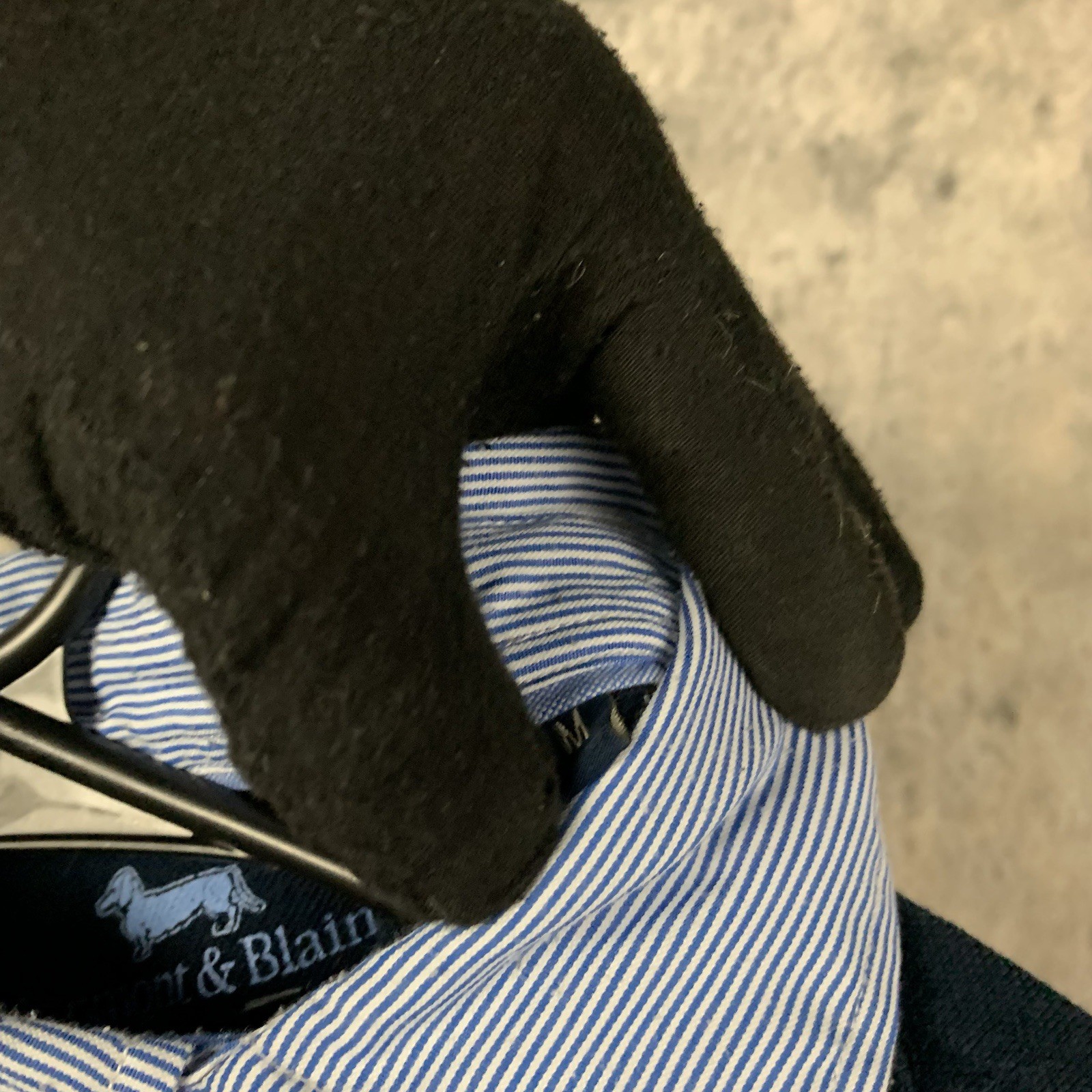 Harmont & Blaine Men's Polo Shirt Medium Blue Short Sleeve