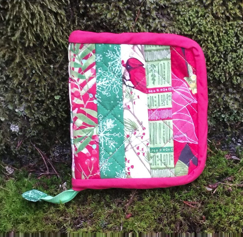 Handmade Quilted Interchangeable Crochet Hook Zippered Storage Case