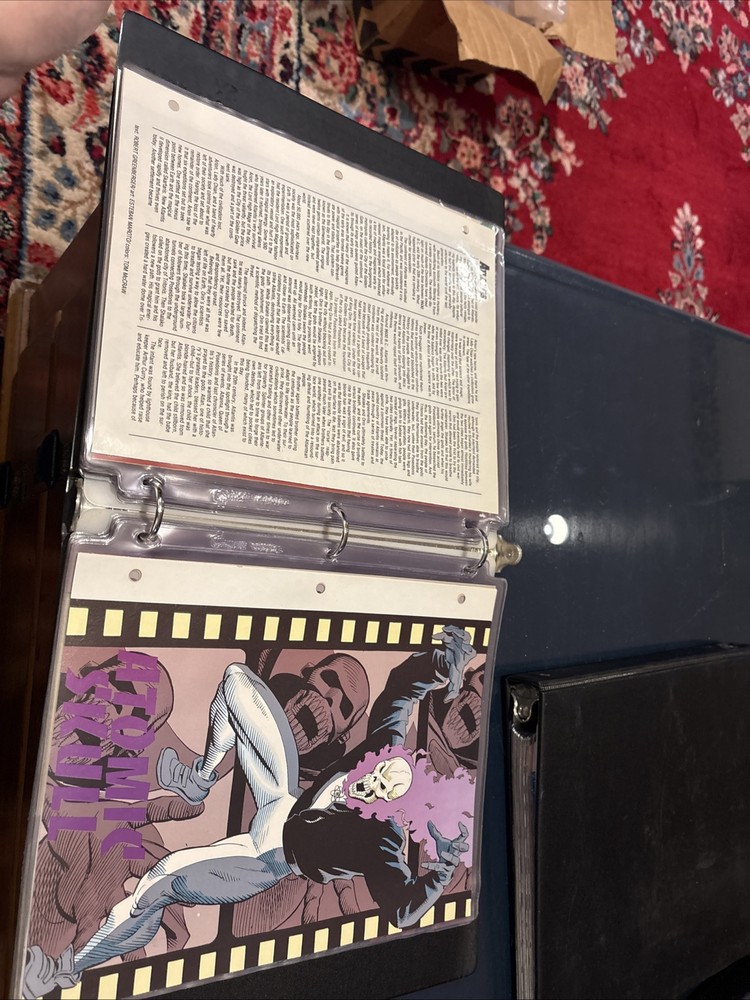 Comic Book Bio Binder