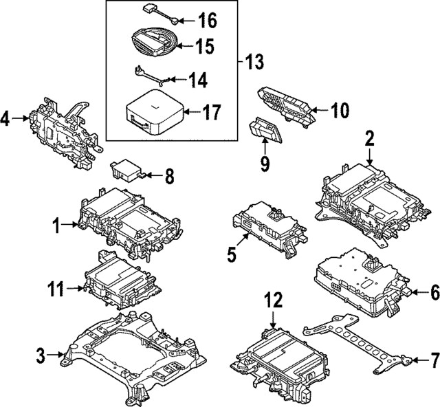 Genuine Ford Cable NL3Z10C830K