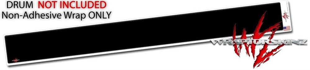 Wrap for Roland vDrum Shell PD108 Solids Collection Black
