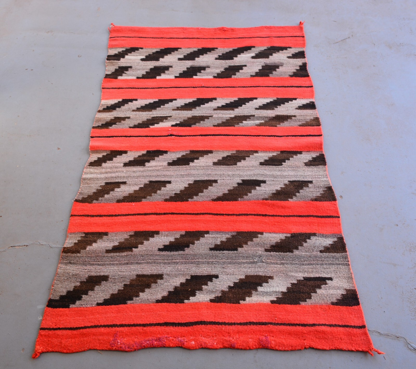 Old Navajo Child's Wearing Blanket - Circa. 1900 - Soft Wools