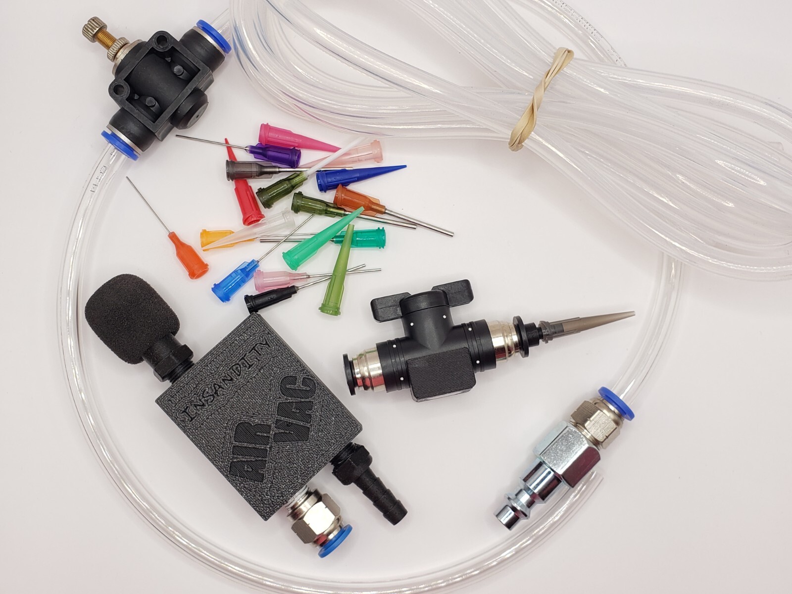 Pneumatic Micro Vacuum for Powder Coating - Easily Remove Powder! Economy Versio