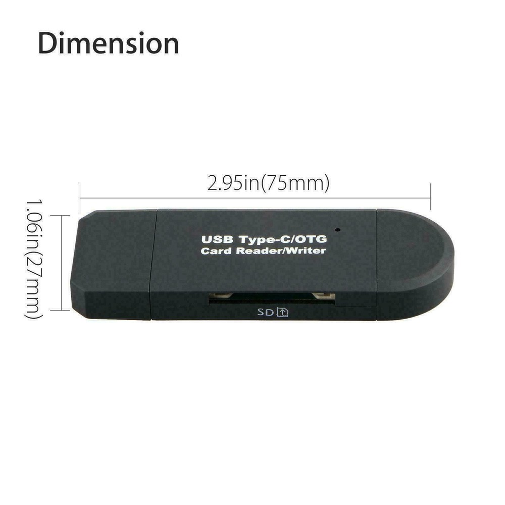 USB 3.0 Card Reader Type C Micro SD TF OTG Smart Memory Adapter Laptop Computer