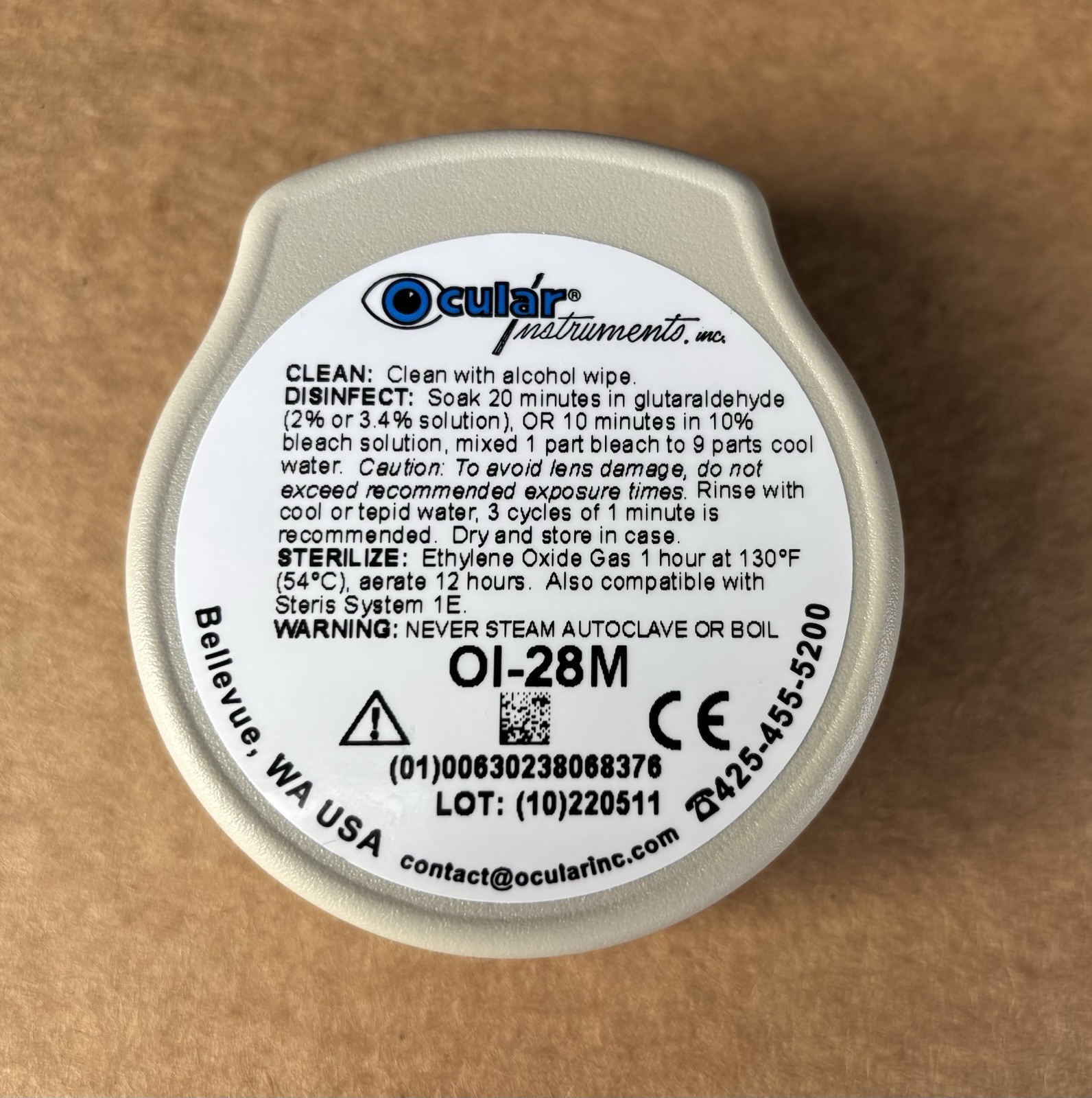 Volk 28D ACS BIO Double Aspheric Lens w/ Case - Excellent! Autoclave Compatible