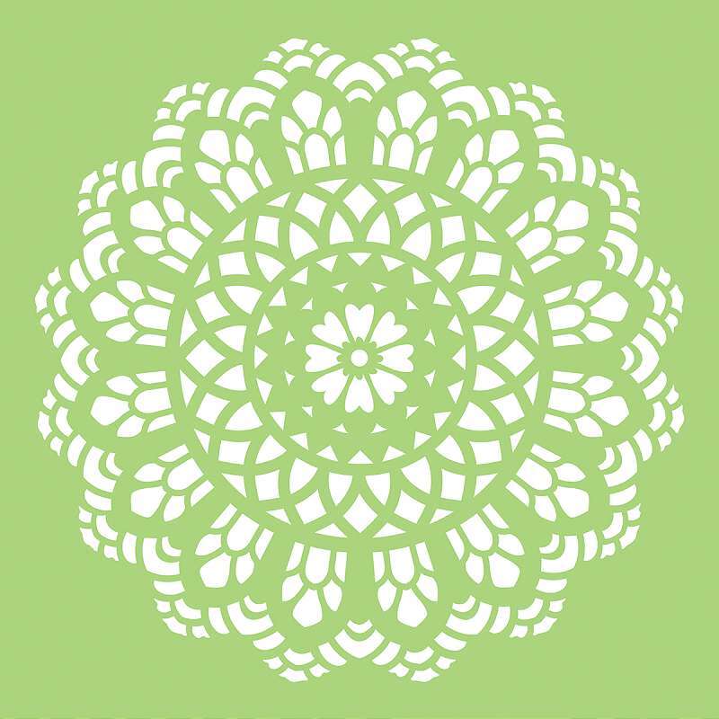 Kaisercraft Designer Template 6"X6" Mandala
