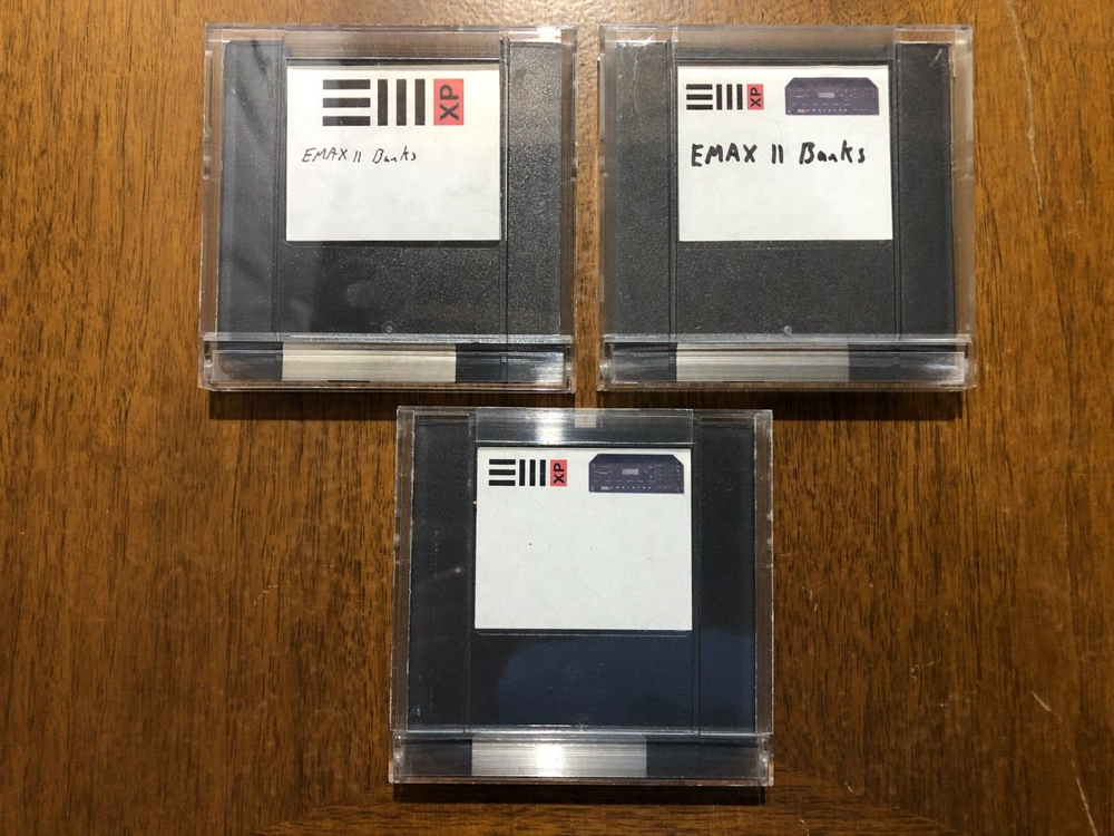 E-mu Emu EIIIXP Sampler Iomega Zip Disks With Sounds Library Formatted