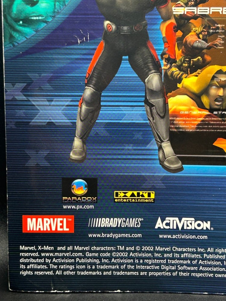 X-Men Next Dimension Official Bradygames Strategy Guide