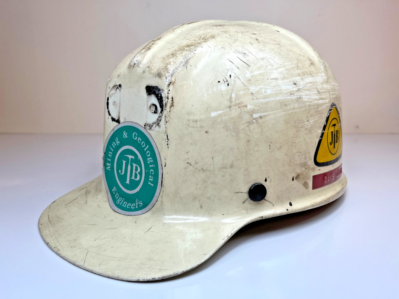 Dopesick Mining Hard Hat Low Vein Coal MSA Comfo-Cap 1977 Vintage Prop PA
