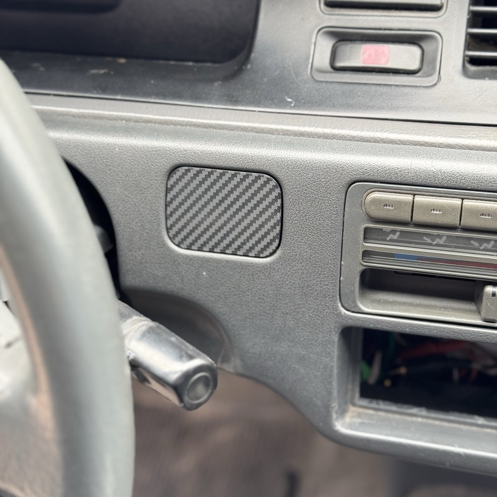 Button DELETE Civic EG Defrost CARBON PATTERN FINISH