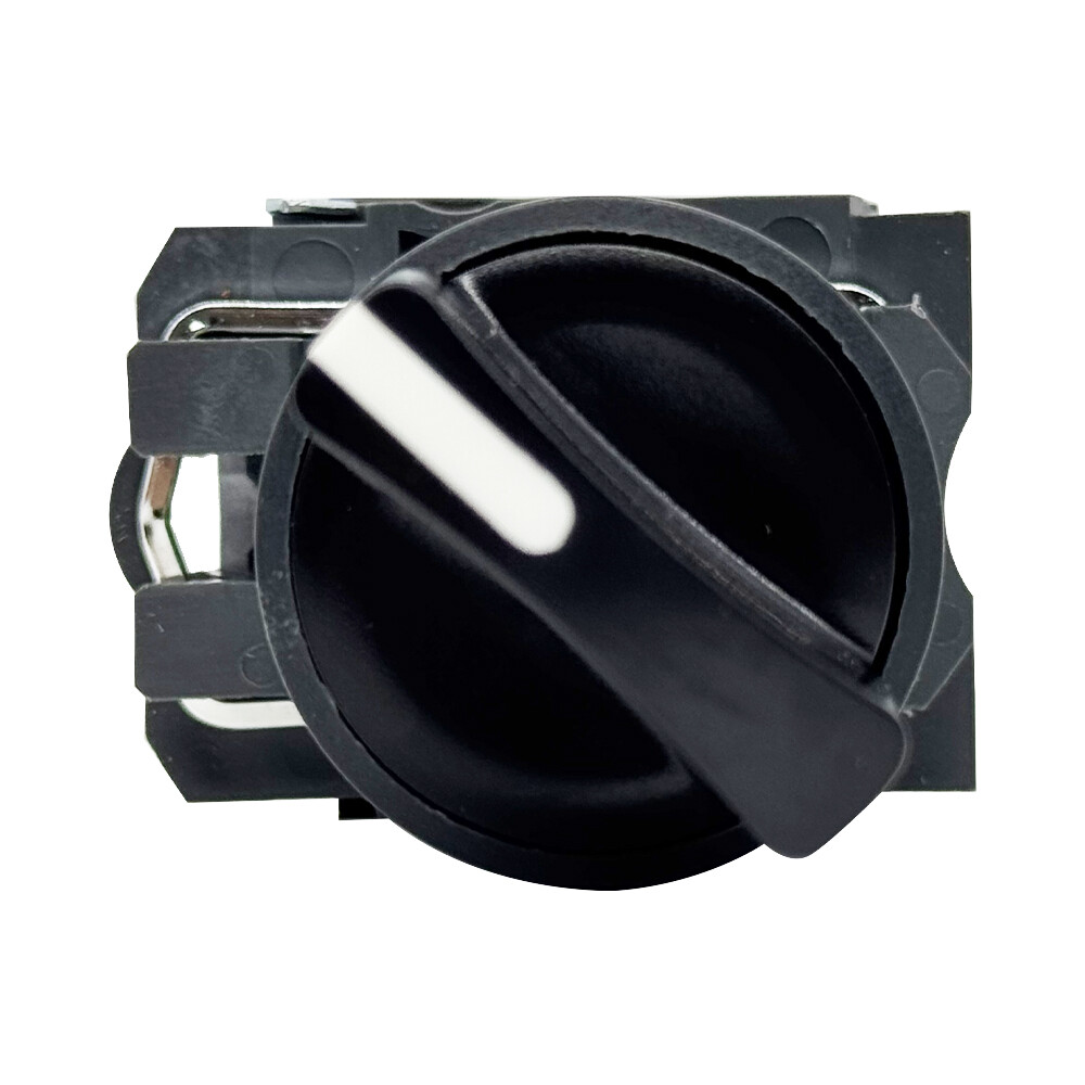 XB5-AD21 22mm black Push Button 2 position selector maintained 1NO marked OFF ON