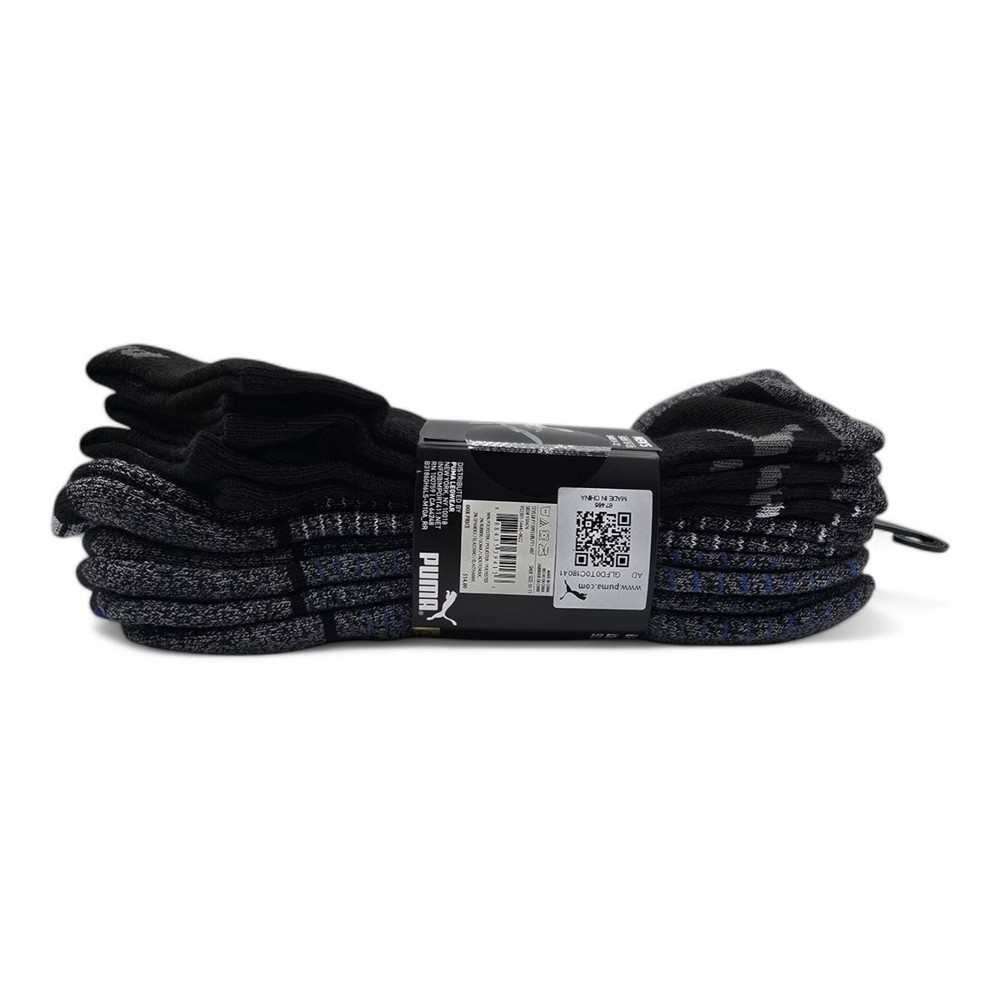 puma men's low cut ankle socks 6 pack