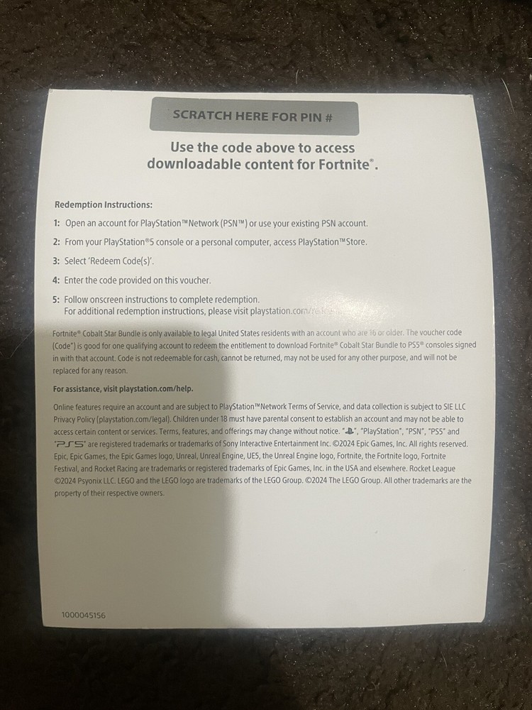 COBALT STAR BUNDLE PS5 CODE