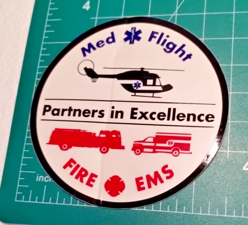 Med Flight Sticker
