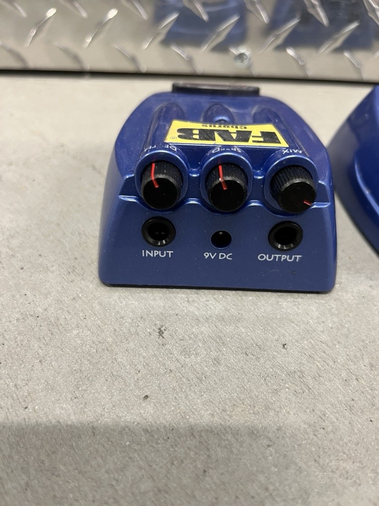 Untested Danelectro FAB Chorus Guitar Effects Pedal