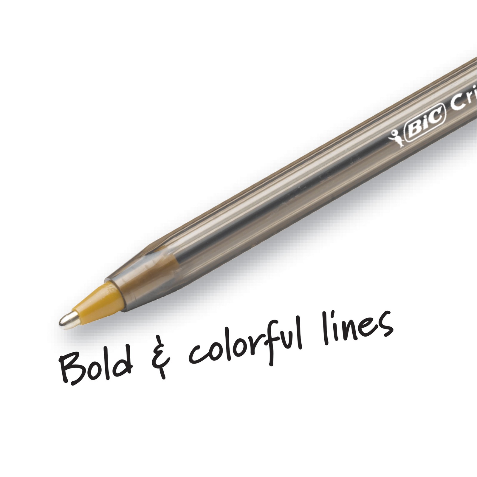 BIC Cristal Xtra Bold Ball Pen, 1.6mm, Black, 24 Pack