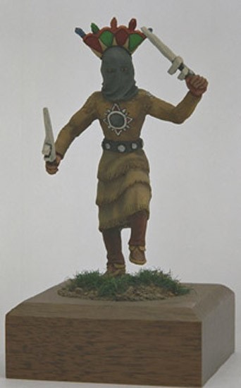 Valiant Miniatures Kit# 9880 Native American Apache Gan Dancer - 54mm