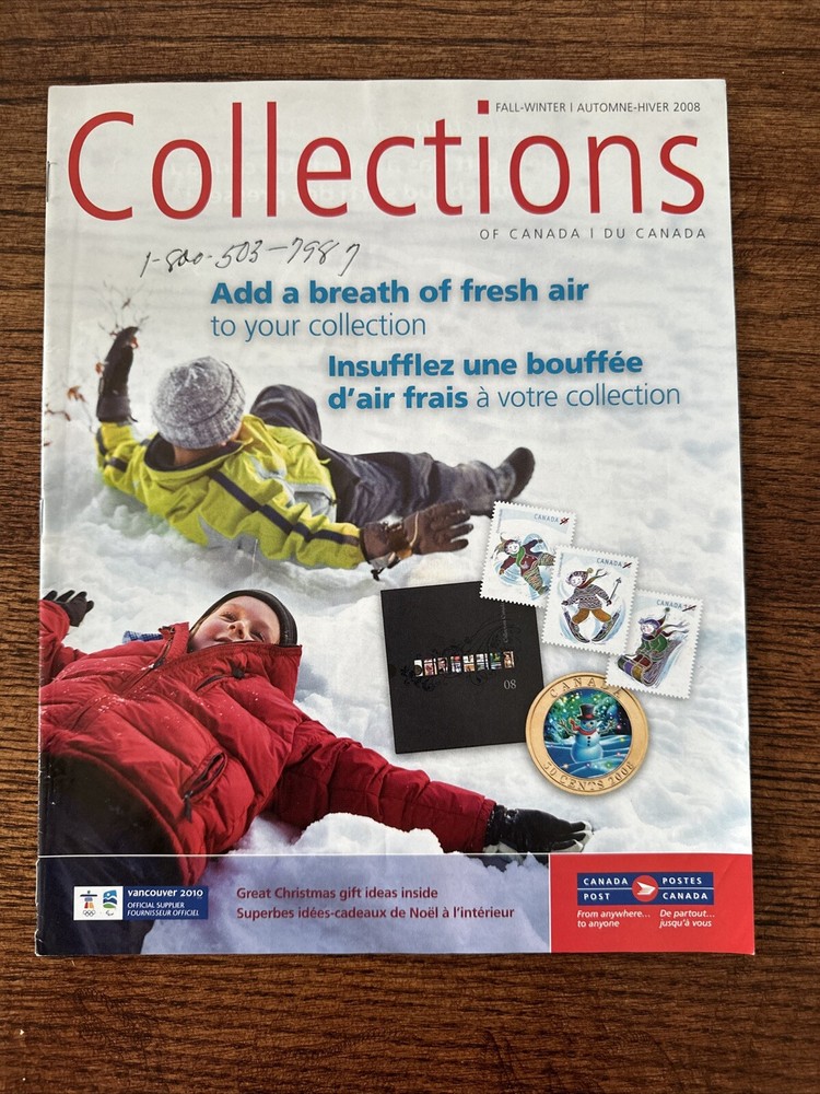 2008 Canada POST PHILATELIC COLLECTIONS STAMPS MAGAZINE Lot H877