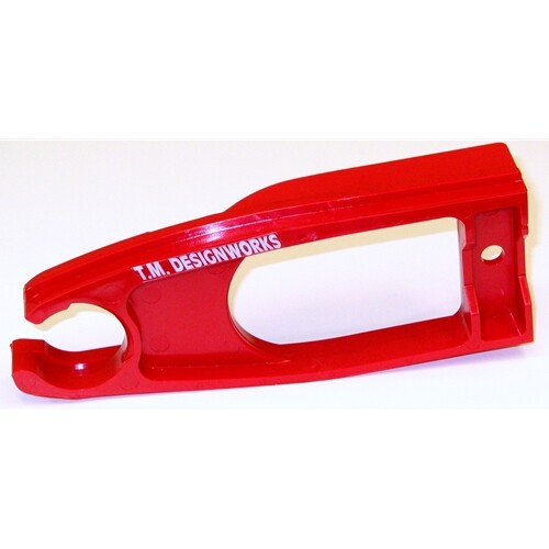 TM Designworks Front Swingarm Protector Yamaha Raptor 700 Red All Years