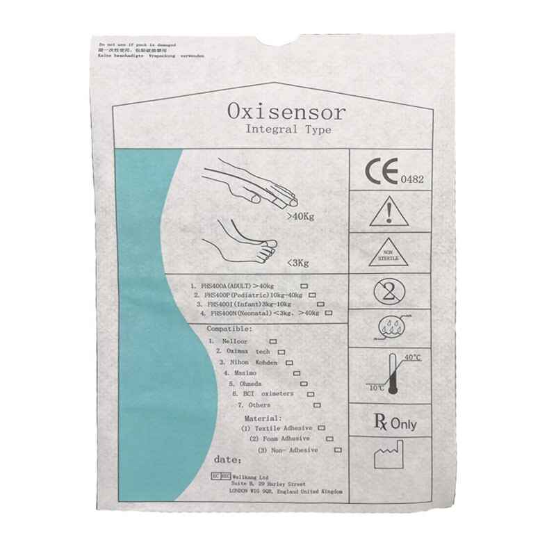 Compatible With Nonin Disposable SpO2 Sensor, 10 Each